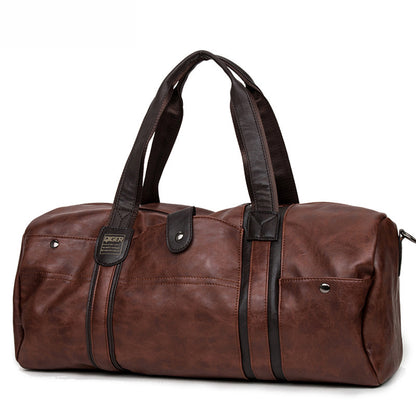 Qiger Vintage Leather Duffel Bag - Spacious & Stylish Travel Companion