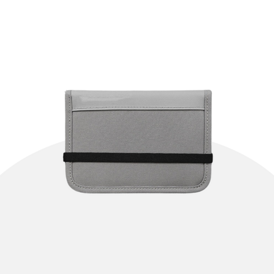 Secure Travel Wallet with RFID Blocking and Elastic Closure