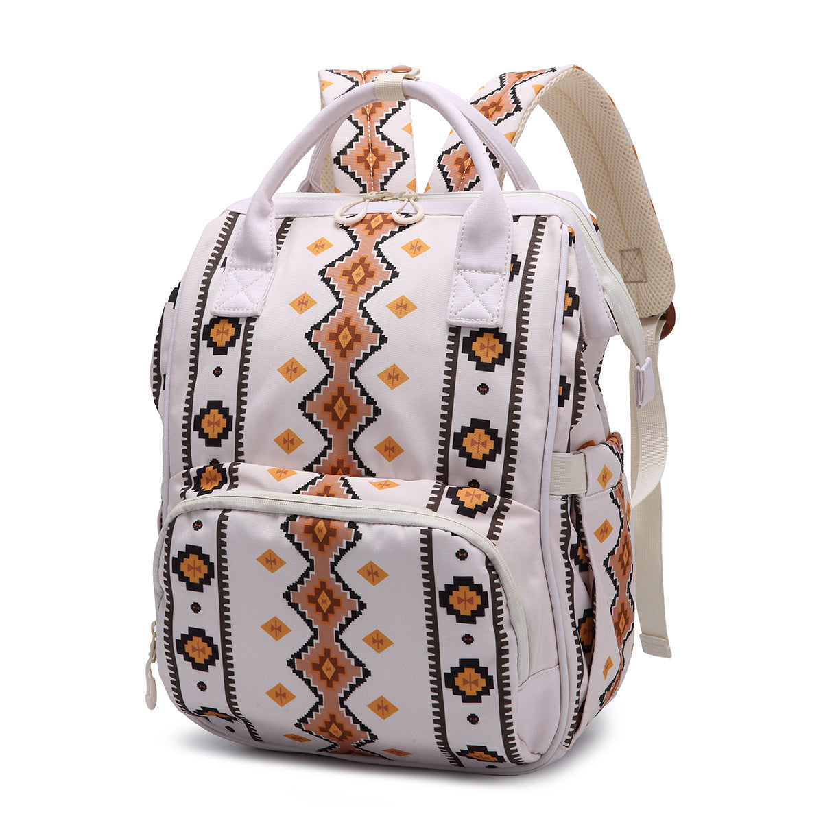 Boho Chic Diaper Backpack - Spacious, Stylish & Functional