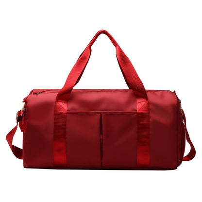 Red Waterproof Gym Bag | Travel Duffel, Sports, Weekender