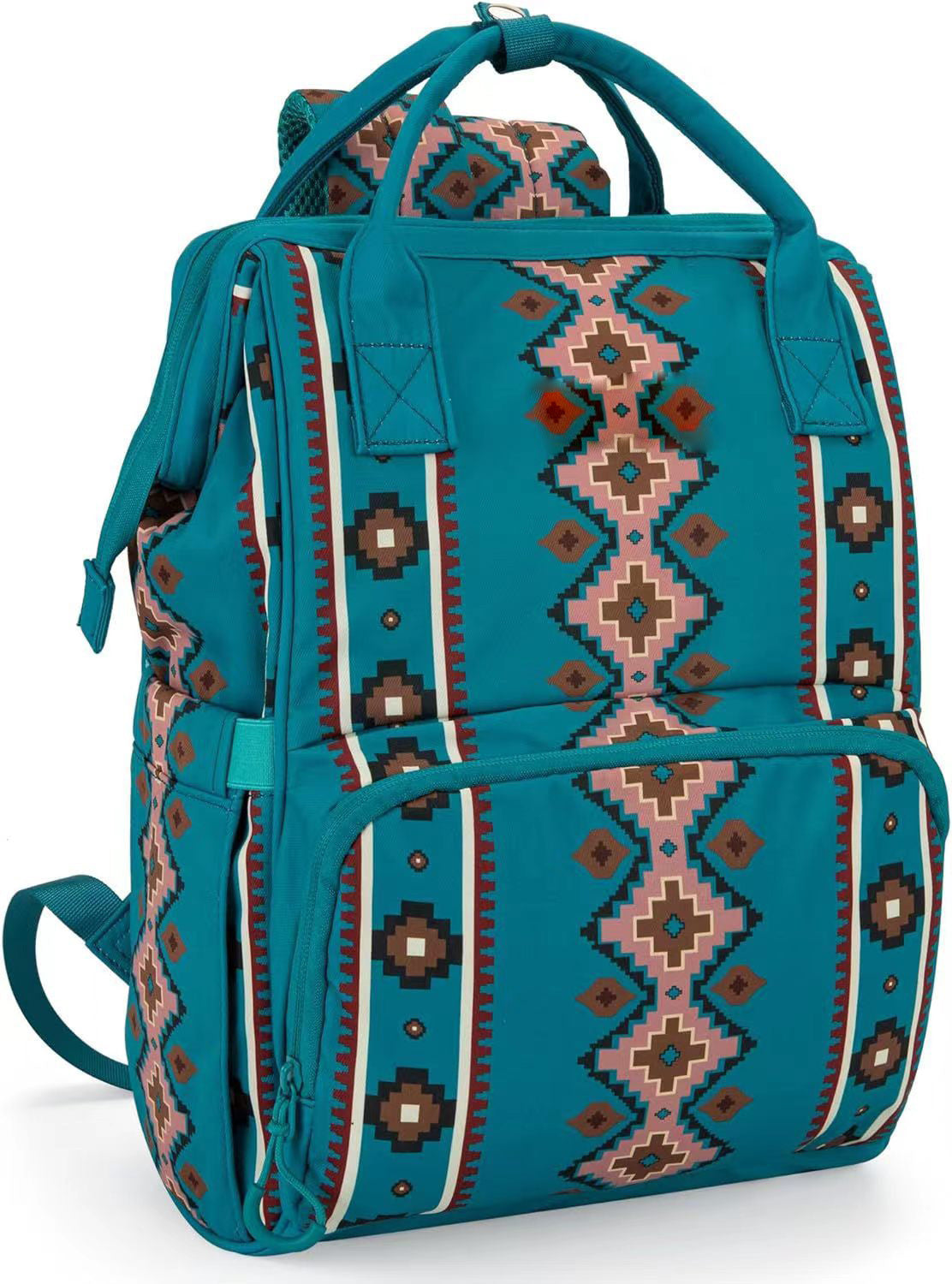 Boho Chic Diaper Backpack - Spacious, Stylish & Functional