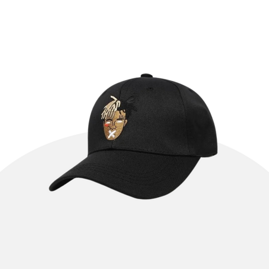 Tribute to XXXTentacion Embroidered Baseball Cap | Black | Unisex