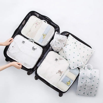 Piece Travel Packing Cubes Set - Organize Your Luggage, Stress-Free Travel