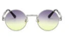 Vintage Round Sunglasses - Metal Frame, UV Protection, Unisex Style