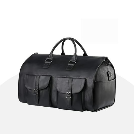 Convertible Leather Duffel Bag | Garment Bag, Travel, Gym