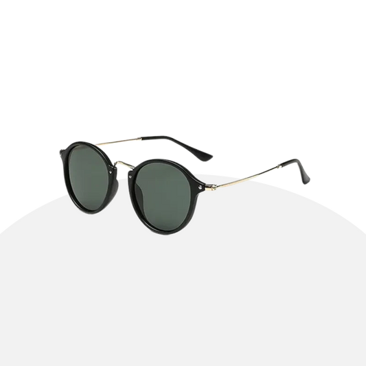 Unisex Retro Round Sunglasses - Polarized, UV400, Lightweight