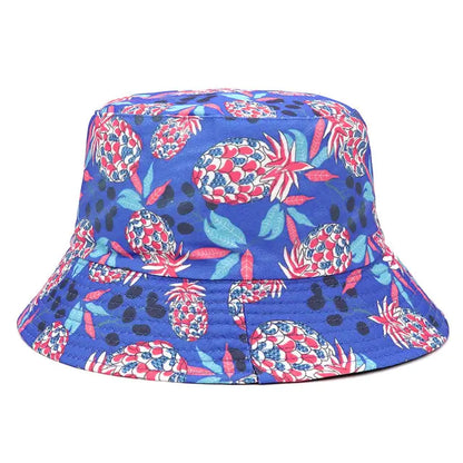 Vibrant Marble Print Reversible Bucket Hat