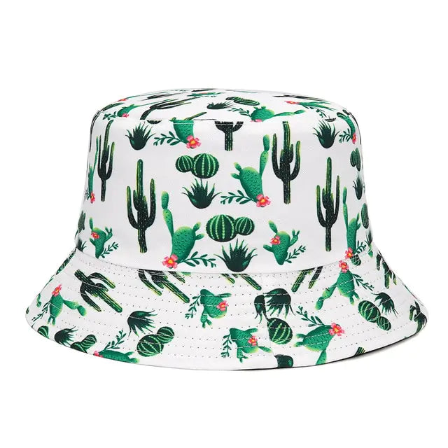 Vibrant Marble Print Reversible Bucket Hat