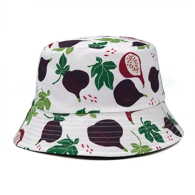 Vibrant Marble Print Reversible Bucket Hat