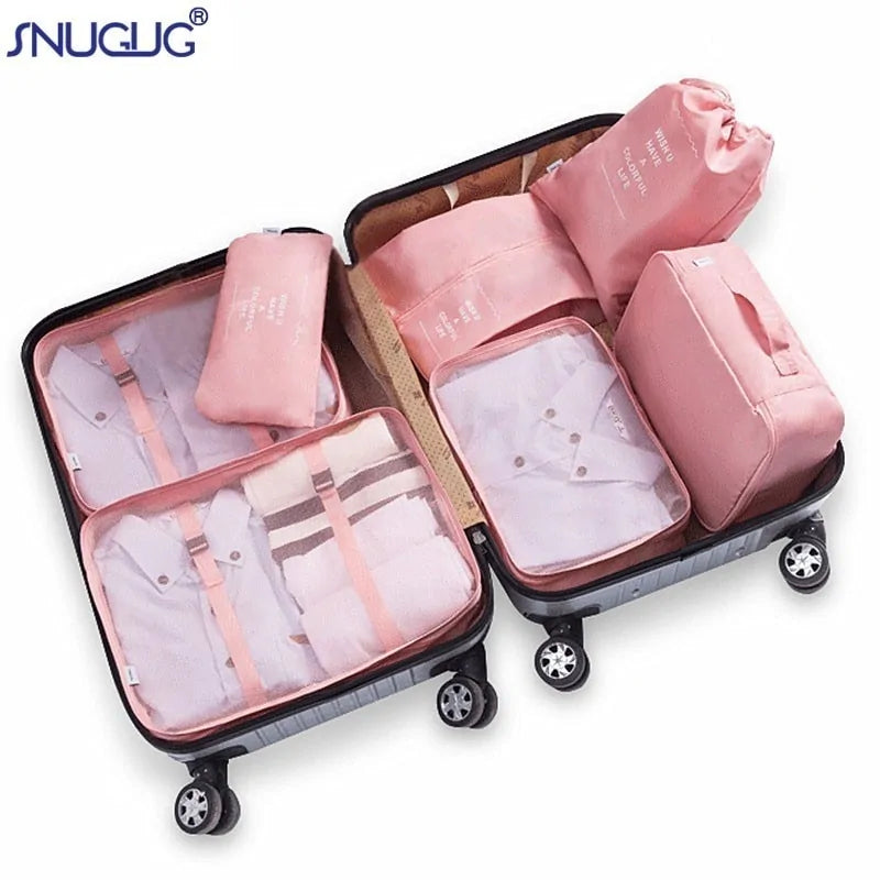 Piece Travel Packing Cubes Set - Organize Your Luggage, Stress-Free Travel