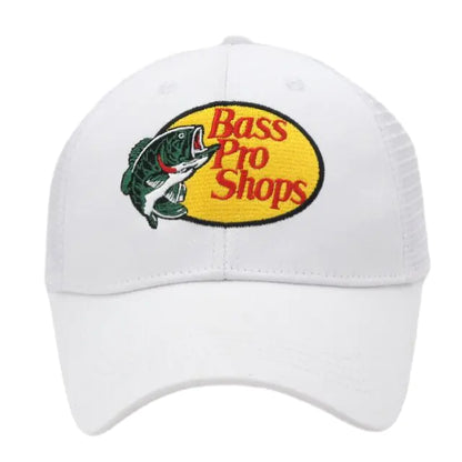 Bass Pro Shops Trucker Hat | Classic Logo | Khaki & Mesh | Unisex