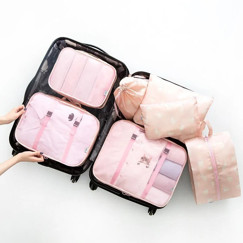 Piece Travel Packing Cubes Set - Organize Your Luggage, Stress-Free Travel