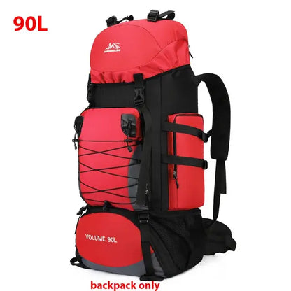 90L Hiking Backpack, Waterproof Camping Backpack for Outdoor