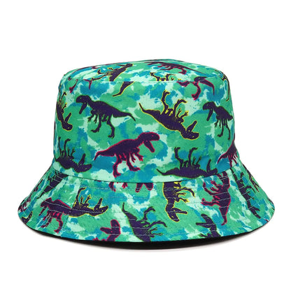 Vibrant Marble Print Reversible Bucket Hat