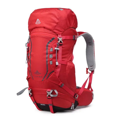 AOXUE 60L Hiking Backpack - Waterproof, Breathable, for Outdoor Adventures