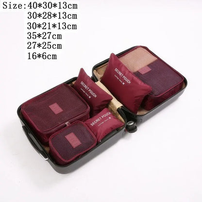 Piece Travel Packing Cubes Set - Organize Your Luggage, Stress-Free Travel