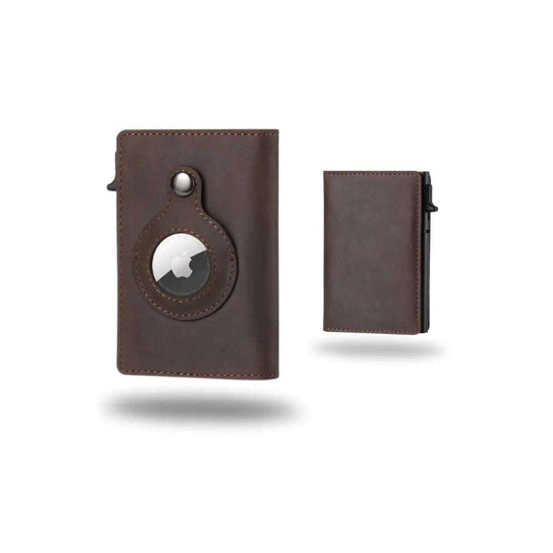 AirTag Leather Wallet: Slim, RFID Blocking, Smart Tracking, Minimalist