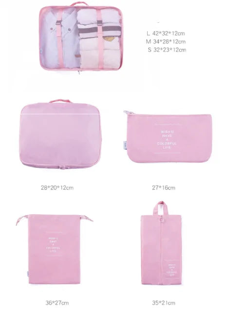 Piece Travel Packing Cubes Set - Organize Your Luggage, Stress-Free Travel