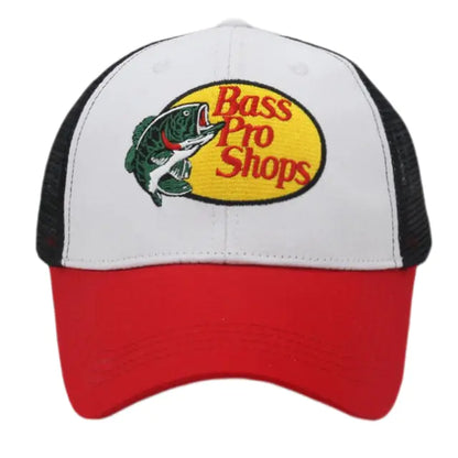 Bass Pro Shops Trucker Hat | Classic Logo | Khaki & Mesh | Unisex