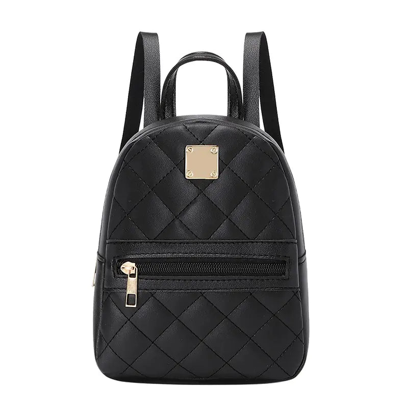 Chic Quilted Mini Backpack - Stylish & Compact