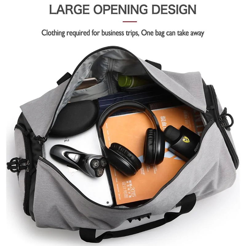 OZUKO Convertible Duffel Backpack - Versatile Travel Bag with Laptop Compartment