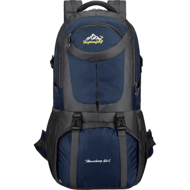 Haosheng 60L Hiking Backpack - Durable, Water-Resistant, Multi-Compartment