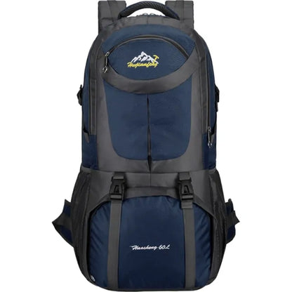 Haosheng 60L Hiking Backpack - Durable, Water-Resistant, Multi-Compartment