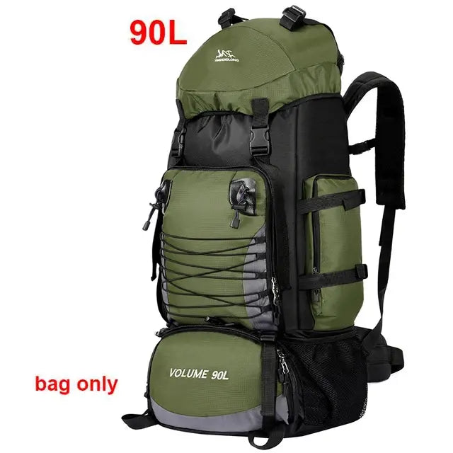 90L Hiking Backpack, Waterproof Camping Backpack for Outdoor