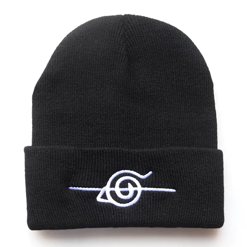 Naruto Akatsuki Cloud Symbol Embroidered Red Beanie