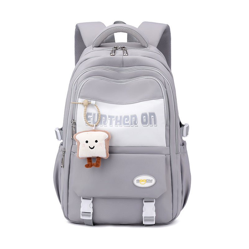 "Further On" School Backpack - Spacious, Durable & Cute