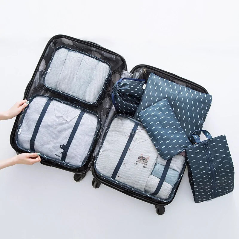 Piece Travel Packing Cubes Set - Organize Your Luggage, Stress-Free Travel