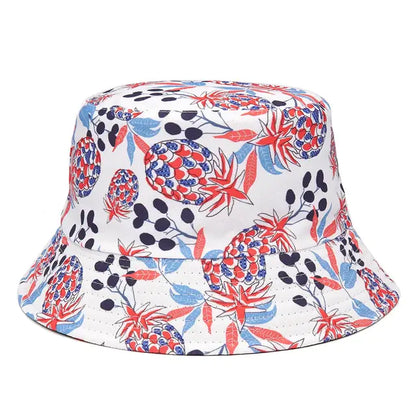 Vibrant Marble Print Reversible Bucket Hat