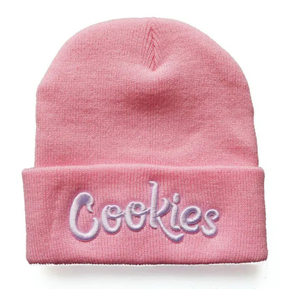 Cookies Embroidered Beanie - Bold Orange, Streetwear Style