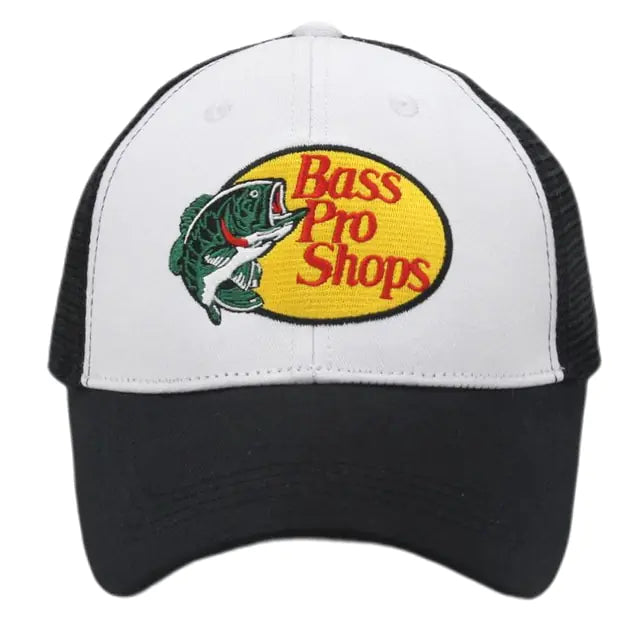 Bass Pro Shops Trucker Hat | Classic Logo | Khaki & Mesh | Unisex