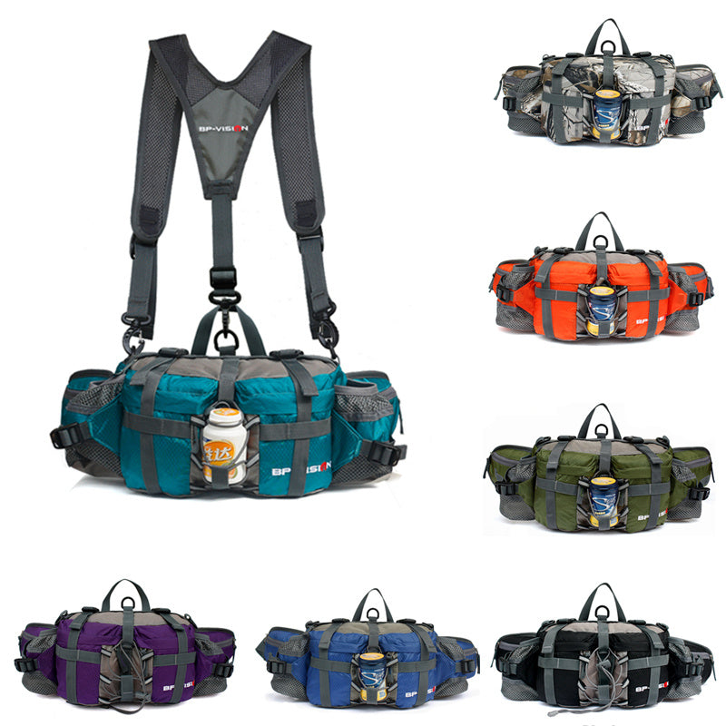 BP VISION Multi-Functional Tactical Waist Pack with Shoulder Harness