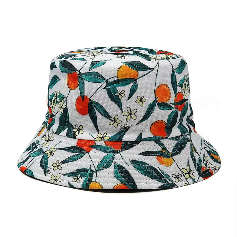 Vibrant Marble Print Reversible Bucket Hat