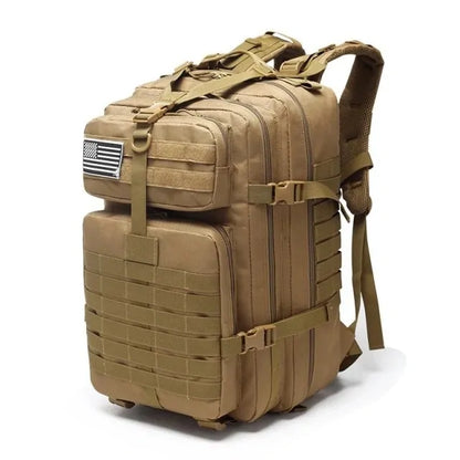 45L Tactical Military Backpack - 1000D Durable, MOLLE System, 6 Colors