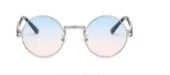 Vintage Round Sunglasses - Metal Frame, UV Protection, Unisex Style