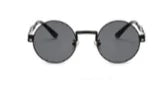 Vintage Round Sunglasses - Metal Frame, UV Protection, Unisex Style