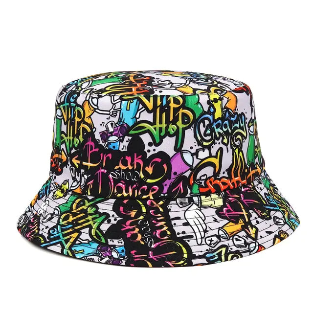 Graffiti Bucket Hat - Expressive Street Art Style for Trendsetters