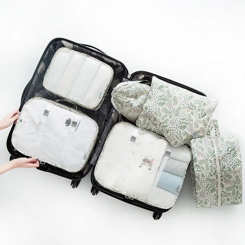 Piece Travel Packing Cubes Set - Organize Your Luggage, Stress-Free Travel