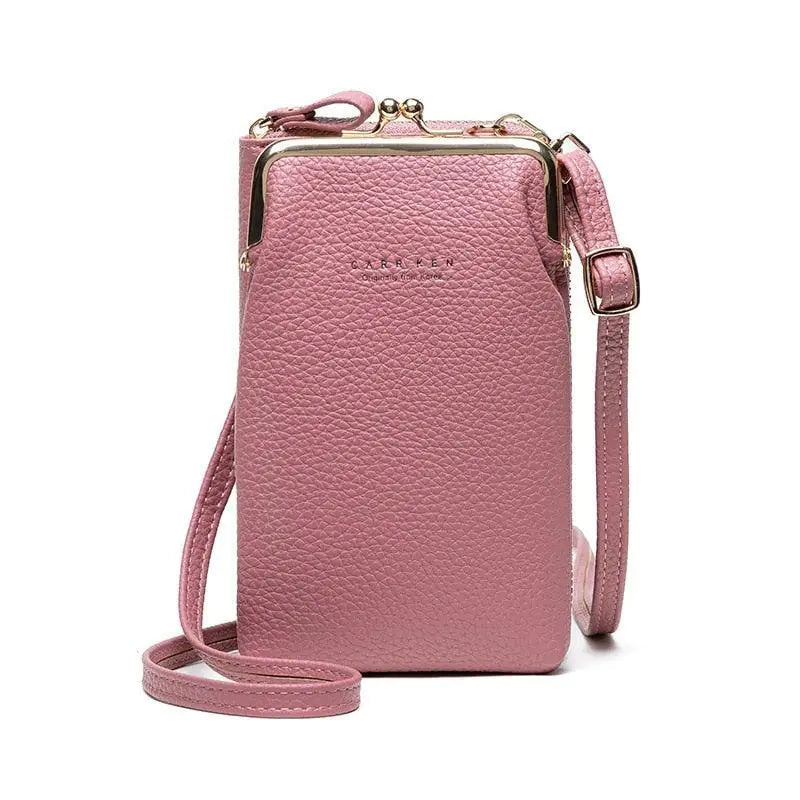 CARR KEN Korean Style Retro Phone Wallet Crossbody Bag